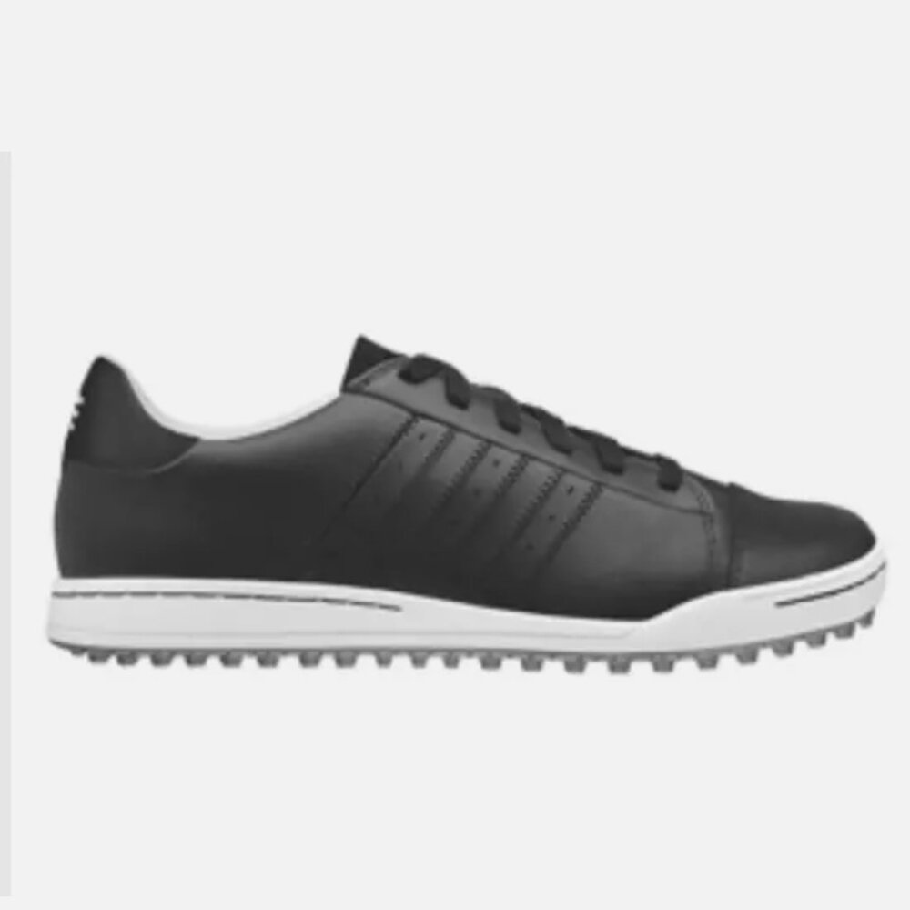 Adidas Adicross Black Leather Spikeless Golf Shoes Men's Size 8